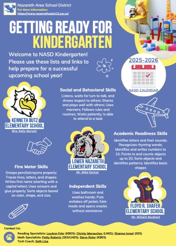 NASD Kindergarten Readiness Information Flyer